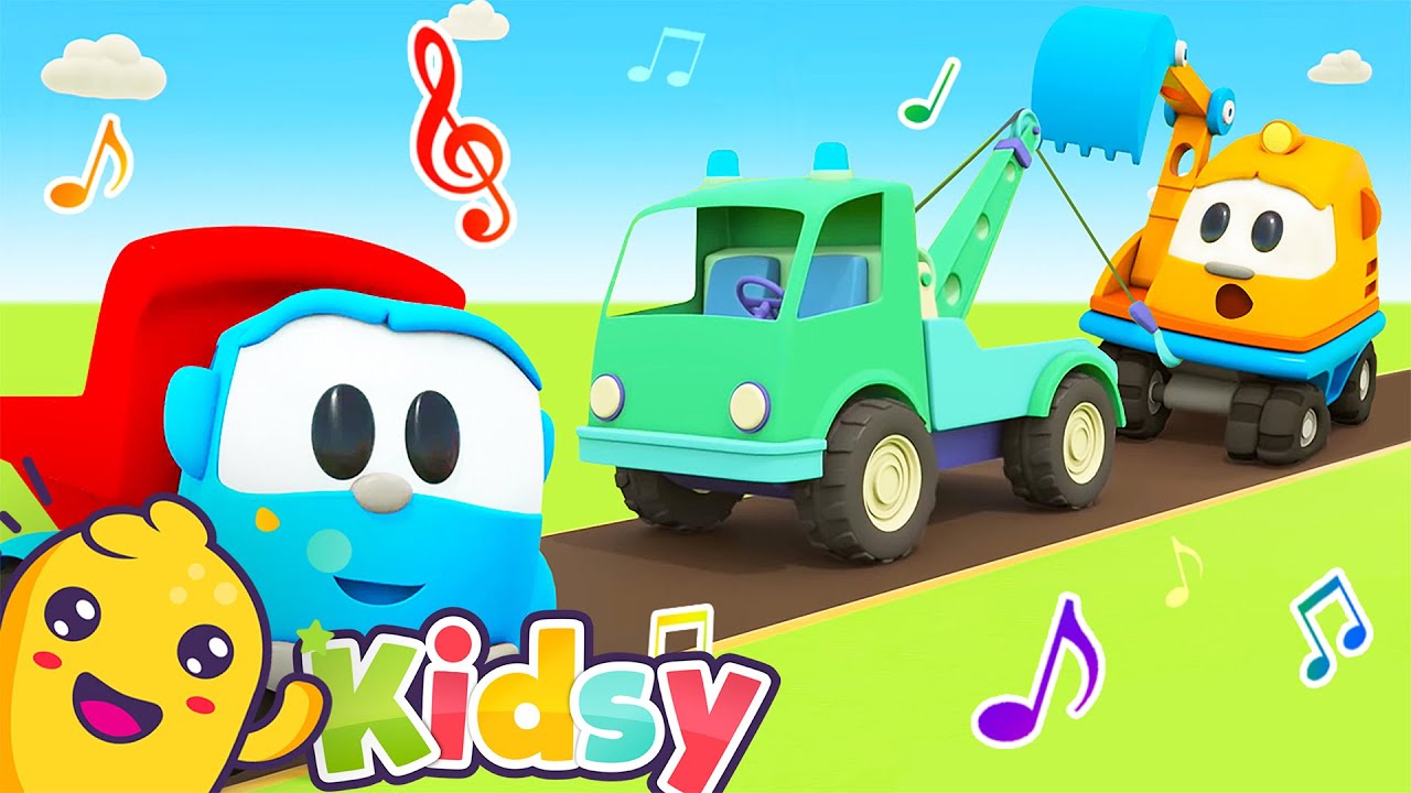 🚚🎶 Sign with Leo the Truck! | Fun Learning & Sing-Along for Toddlers | KIDSY 💛🗓️