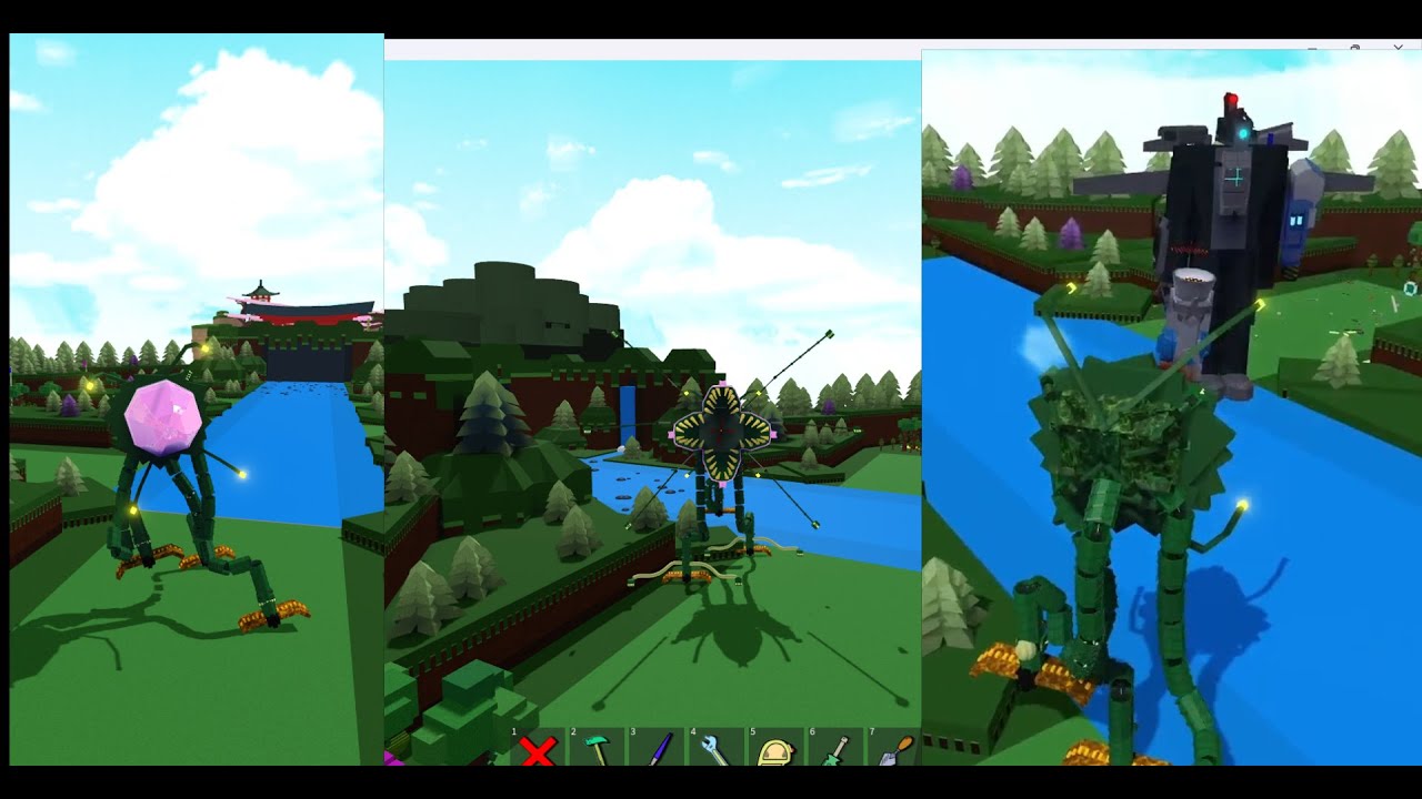Plantera (v2) from Terraria Showcase (mech battle) - Roblox Build a Boat for treasure