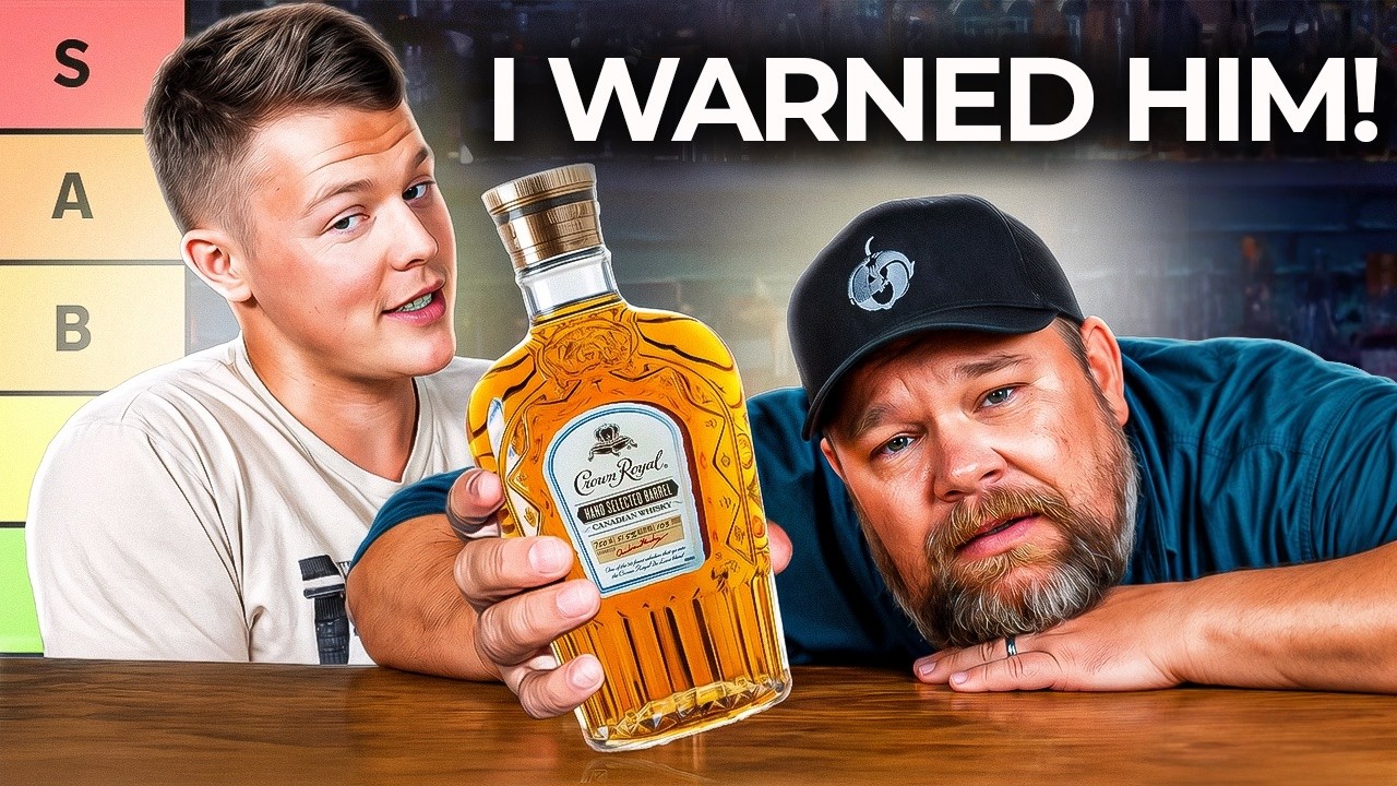 Мой папа не любит Crown Royal... поэтому я заставил его попробовать все 14 видов