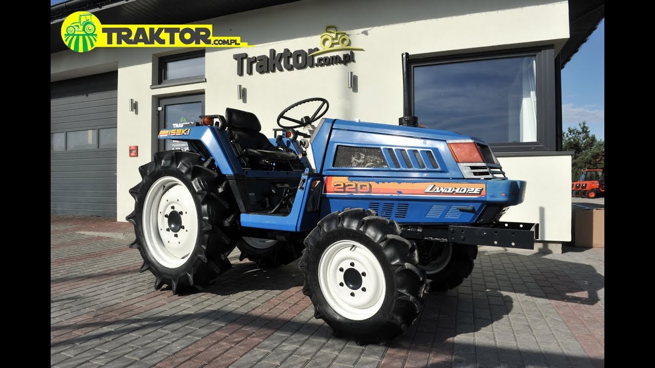 Iseki TU220 4x4 22KM japoński mini traktorek TRANSPORT