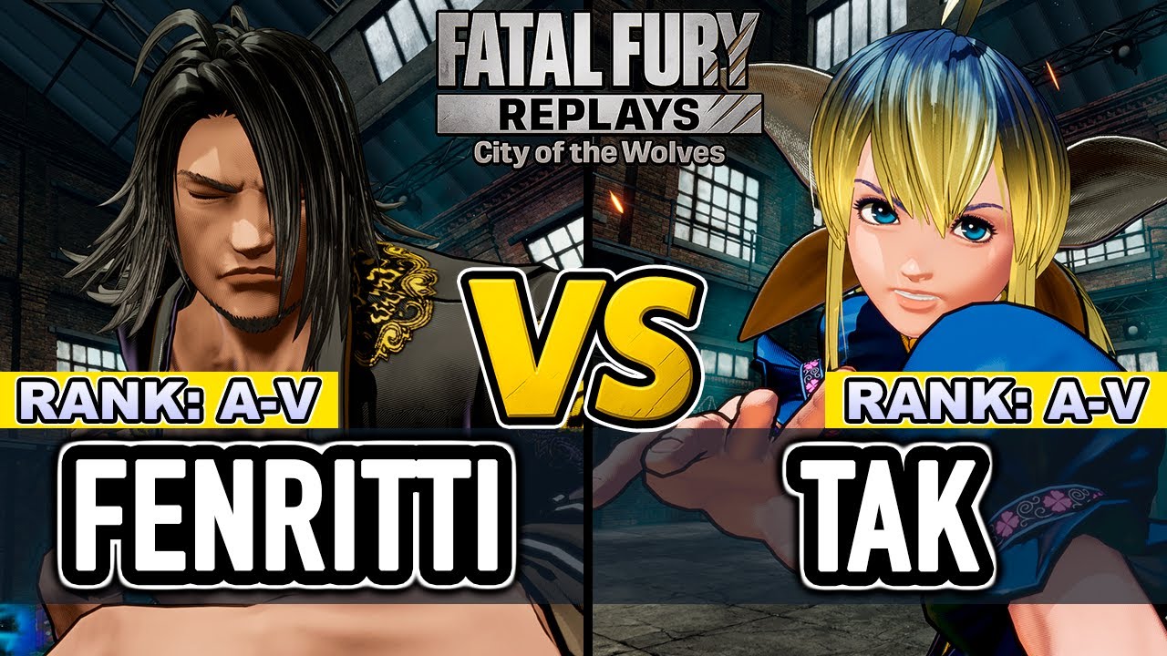 FF COTW ▰ FENRITTI (Gato) vs TAK (Hotaru) ▰ Fatal Fury CotW High Level Gameplay