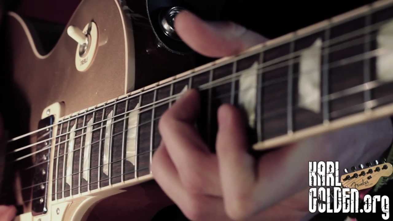 Gotten by SLASH - Full instrumental Cover -  Guitar/Bass/Drums & Solo (Karl Golden)