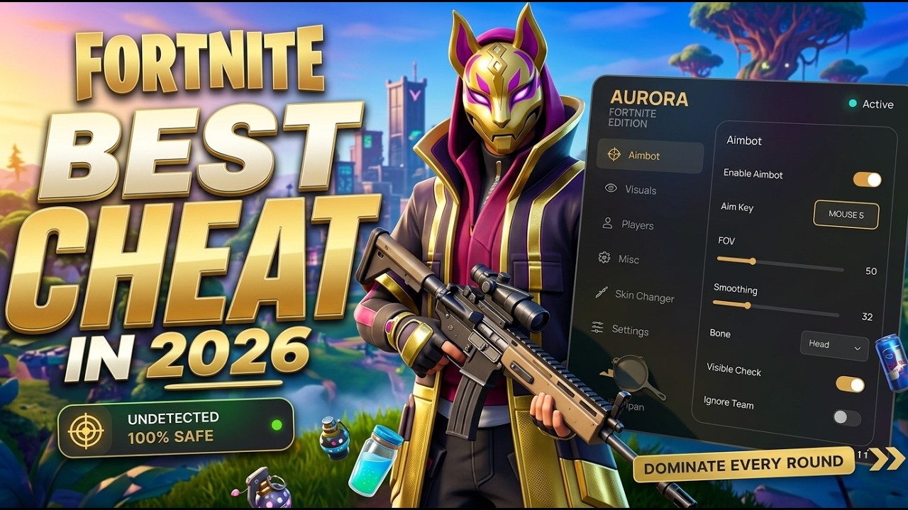 NEW Fortnite Hack 2026 / God Mode + Speed Hack + Player Tracker / Safe Tool PC