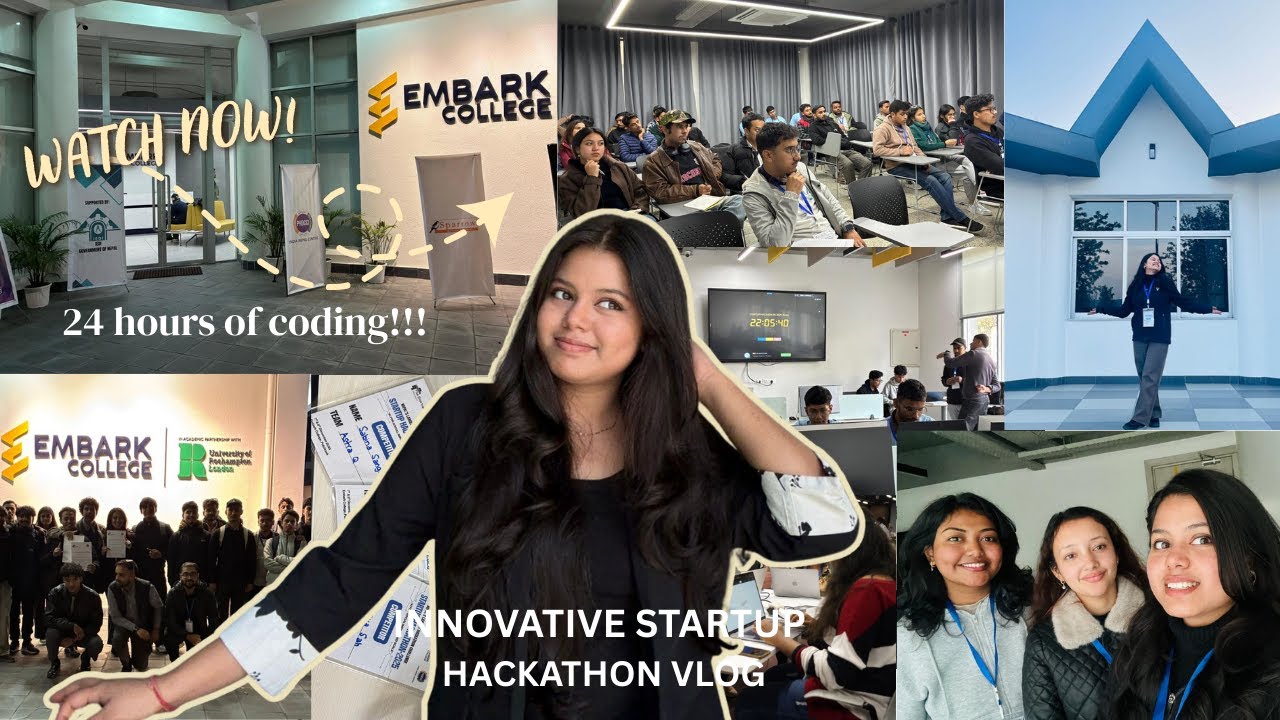 How I Cracked The Biggest AI Startup Hackathon in 24 Hours 🏆| Could We Really Survive? 😳🔥