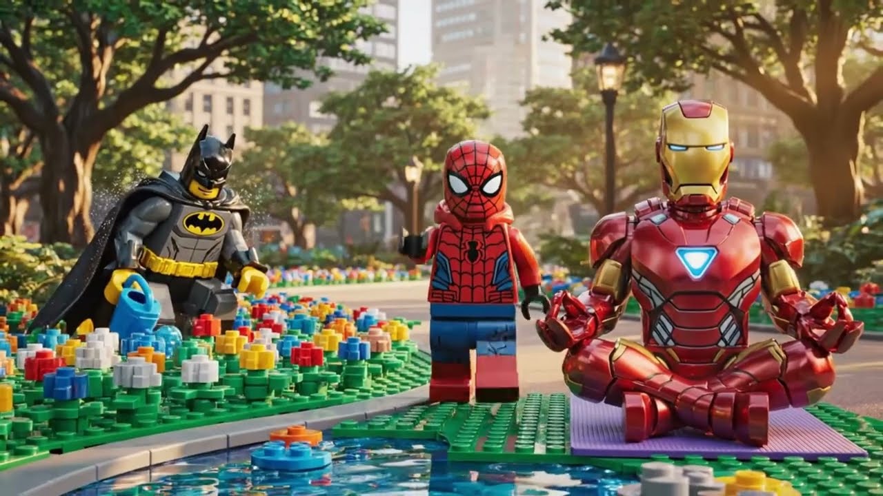 A Day in the Life of LEGO Spider Man | Part 8 | LEGO Spider Man Saves the Cow! Epic Web Rescue fro