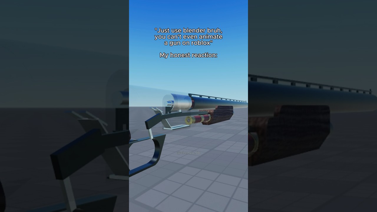 Shotgun mechanics in #roblox #engineering