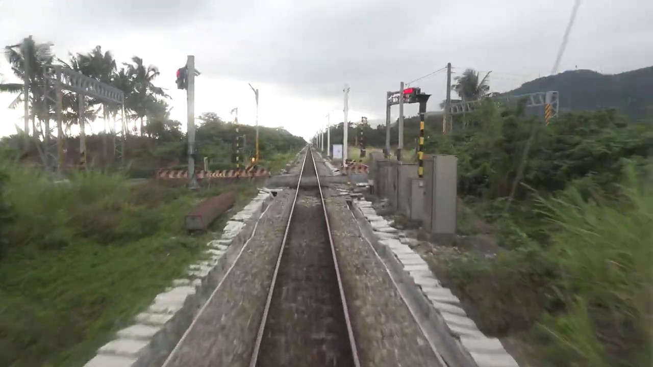 台鐵 318次柴聯自強號 台東 - 新左營 南迴線鐵路 路程景