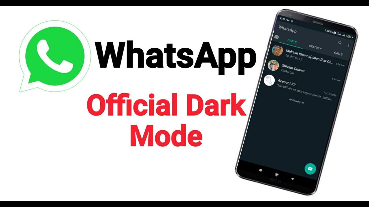 How To Enable Dark Mode in WhatsApp | Official Dark Mode in WhatsApp | WhatsApp Update 2020
