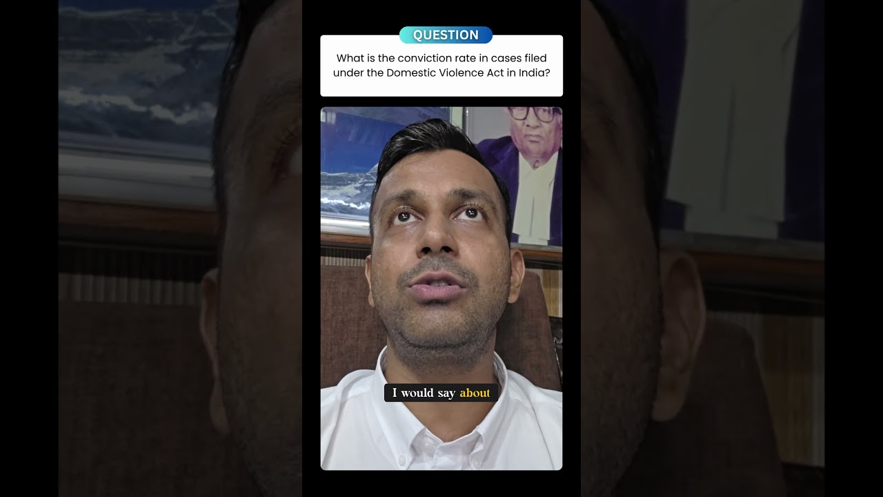 What is the conviction rate in cases filed under the Domestic Violence Act in India?