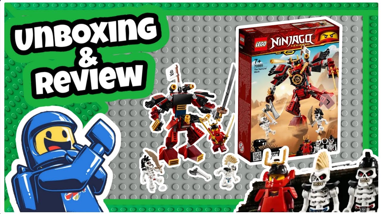 LEGO NINJAGO Legacy - Robot Samurái 70665 - Unboxing y Review en Español!! + MOC!!!!