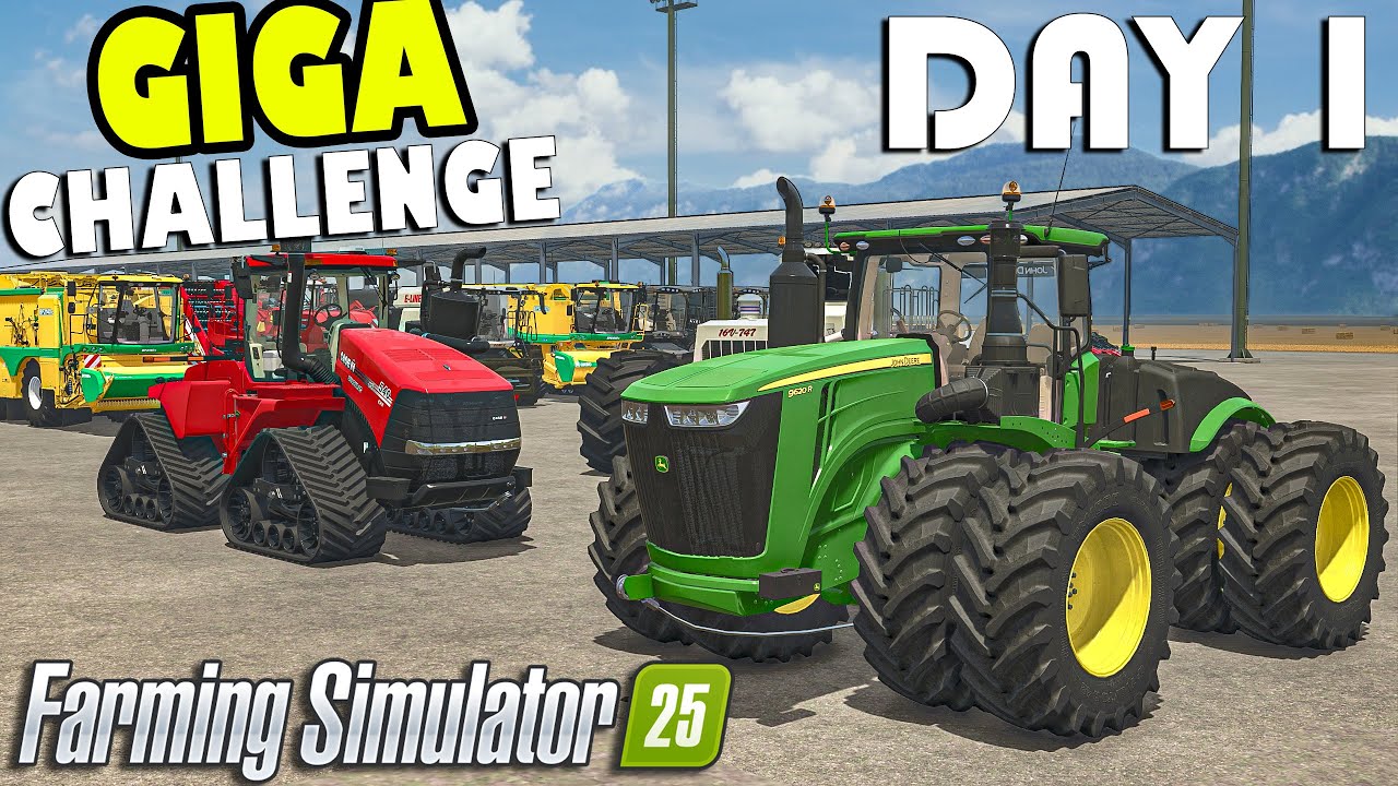 THE ADVENTURE BEGINS! | $100M GIGA FARM - Farming Simulator 25 Ep1
