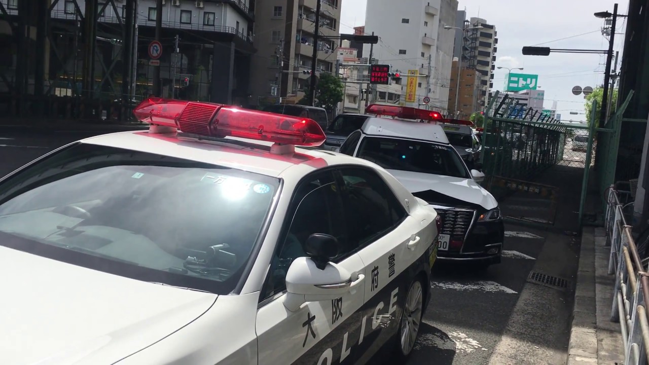 西成　薬物使用の疑いで職質　大さわぎ