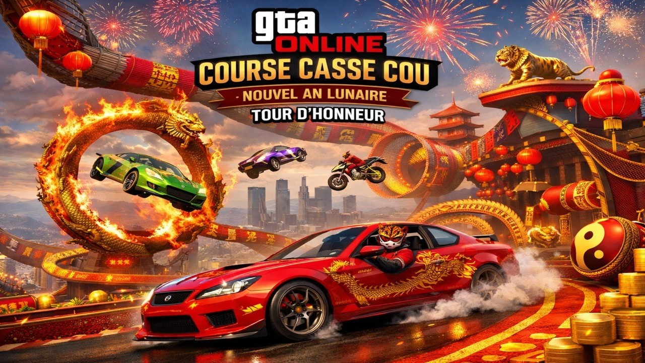 GTA Online: course nouvel an lunaire - Tour d'honneur