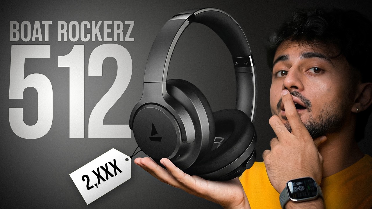 Boat Rockerz 512 Detailed Review⚡️ Powerful ANC but...