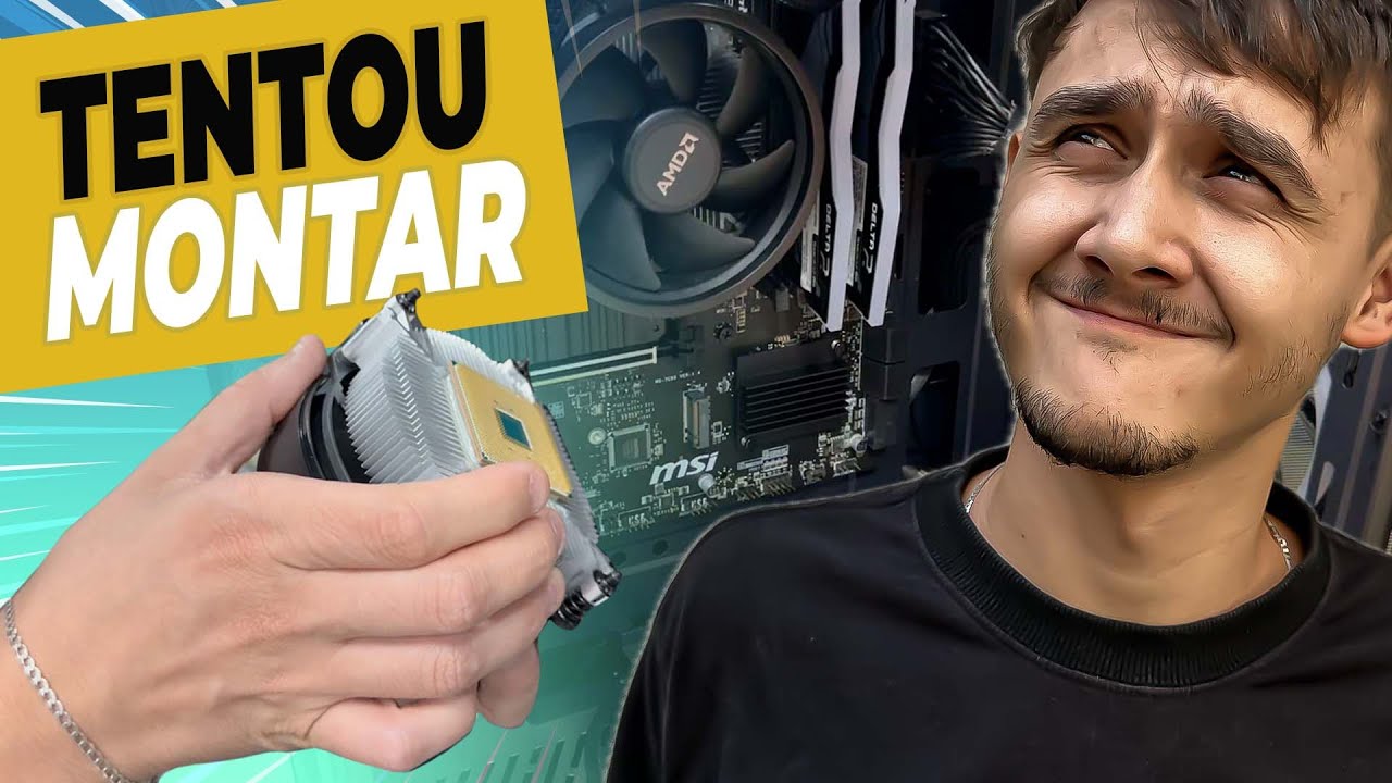 Com 30 ANOS ele tentou MONTAR o PC GAMER SOZINHO