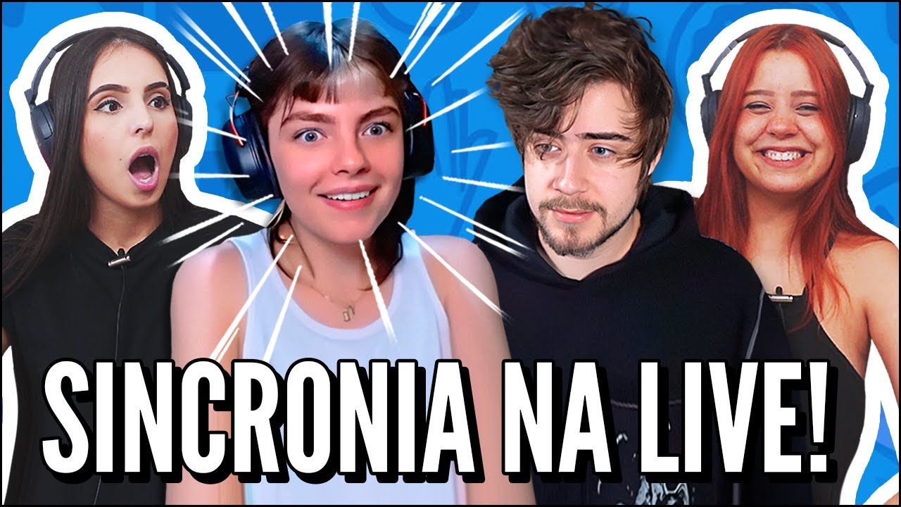 QUANDO TEM UMA SINCRONIA PERFEITA NA LIVE - VIRALIZOU CLIPES (JOVENS REAGEM)