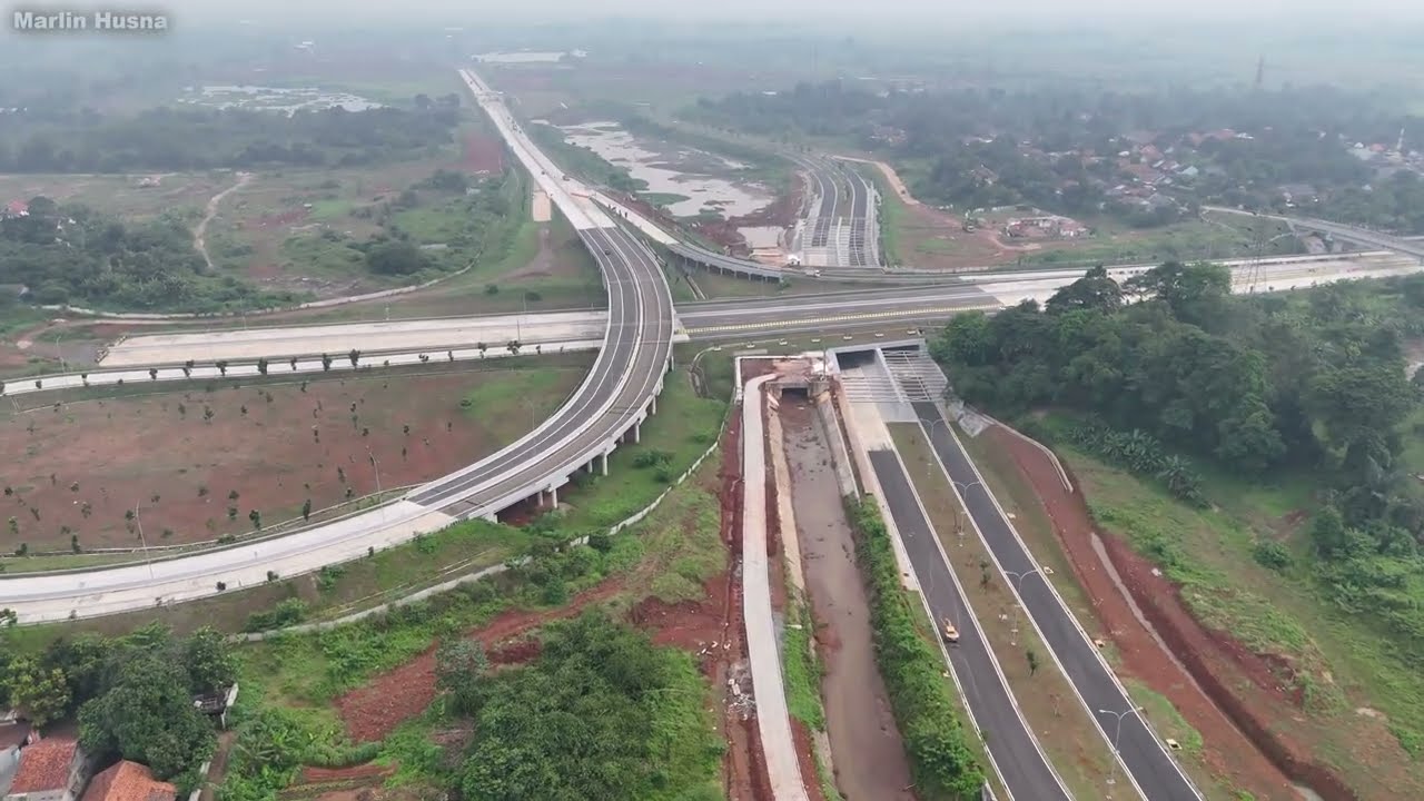 Tol Serpong Balaraja Simpang Susun Legok Underpass Jalan BSD Niaga Link Dan Jalan Hiera Boulevard
