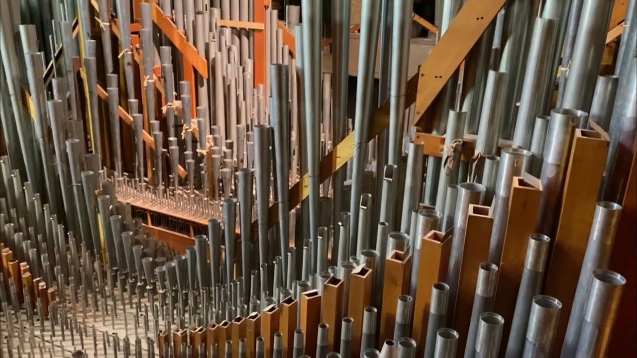 Inside tour of the 1862 Walcker / 1946 Skinner Organ at the  Methuen Memorial Music Hall | Balint K.