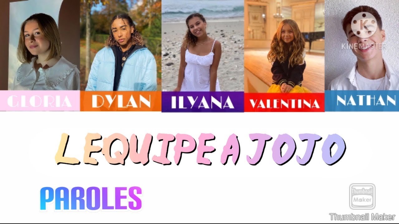 L'équipe à Jojo - Kids United Nouvelle Génération - Paroles