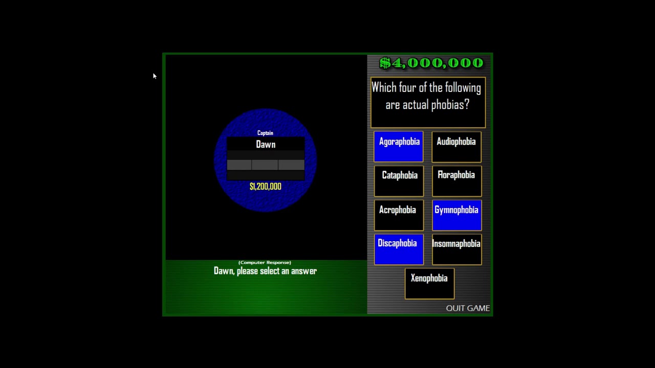 My birthday game show special part 3 B Super Greed