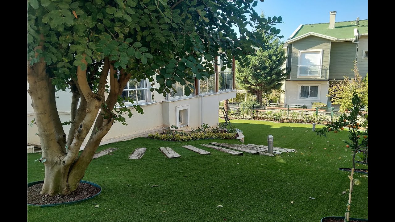Sentetik çim ve peyzaj uygulaması