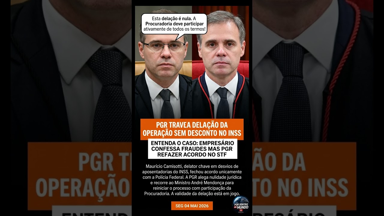 ESC&Acirc;NDALO NO INSS: PGR quer ANULAR dela&ccedil;&atilde;o premiada! Entenda o caso...