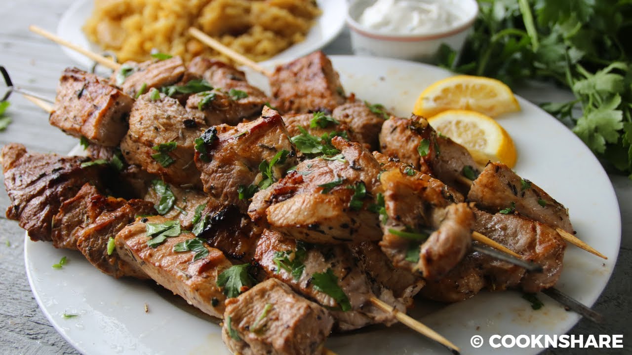 Pork Shish Kabobs &ndash; A Greek Recipe That Will Surprise You (Souvlaki)