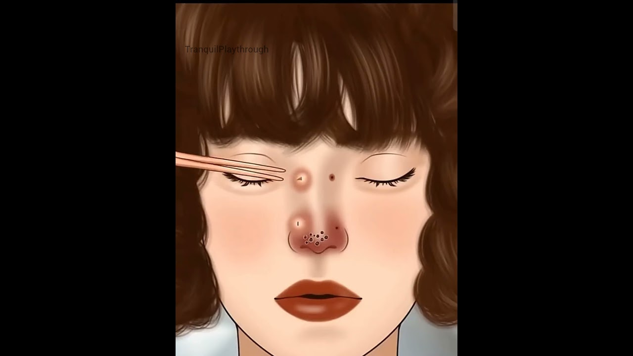 #asmr Nose piercing #animation #beauty #ytshorts #shorts