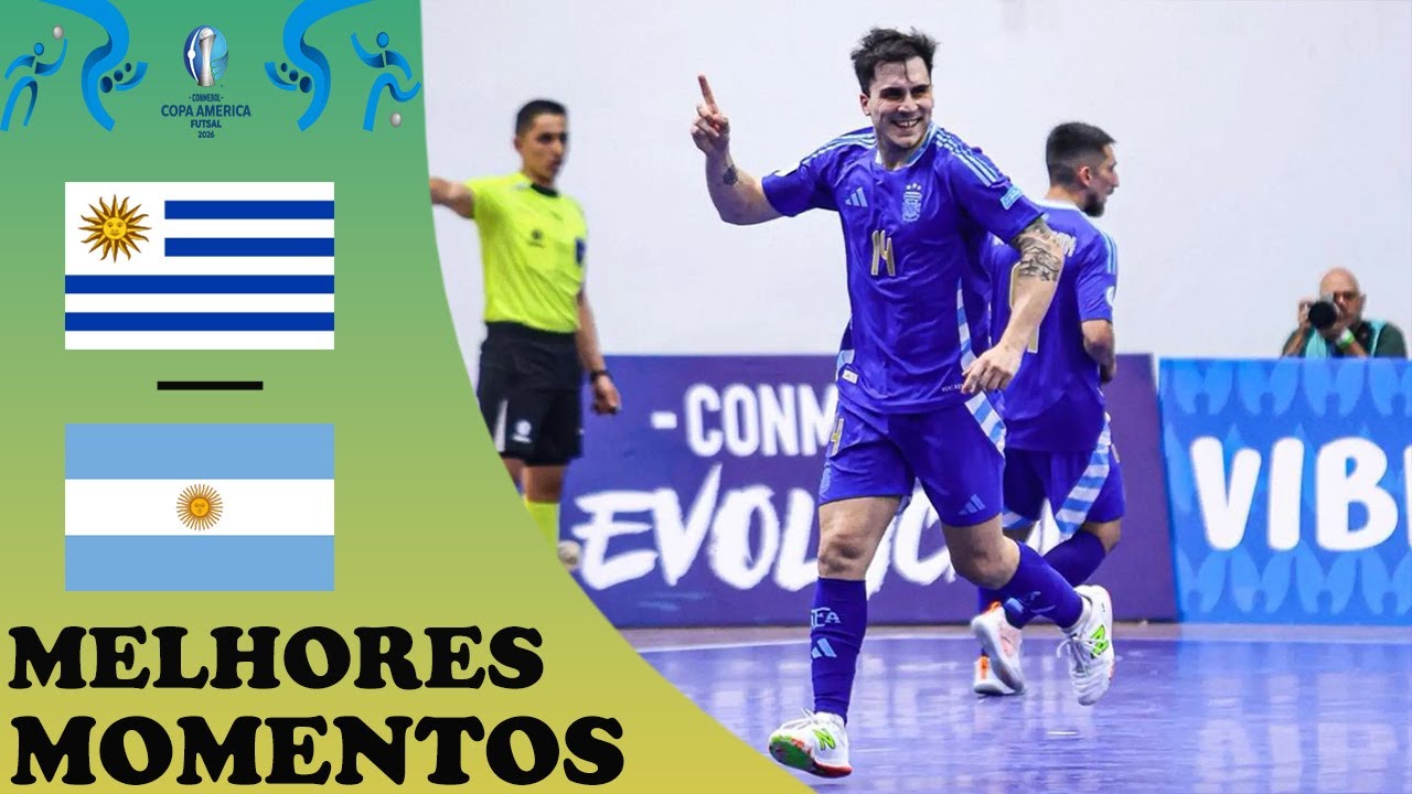 ARGENTINA vs URUGUAY | MELHORES MOMENTOS | Copa América Futsal 2026