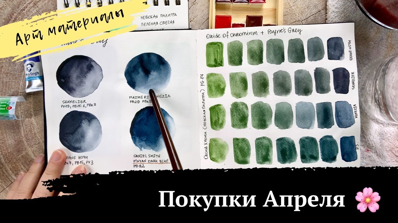 АРТ МАТЕРИАЛЫ | Новая акварель, скетчбуки и ништяки из Японии