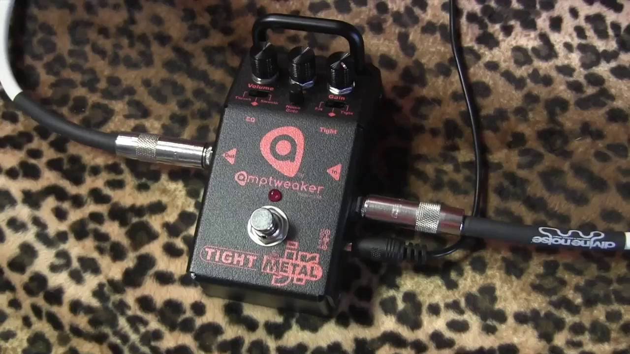 Amptweaker TIGHT METAL JR high gain distortion pedal demo