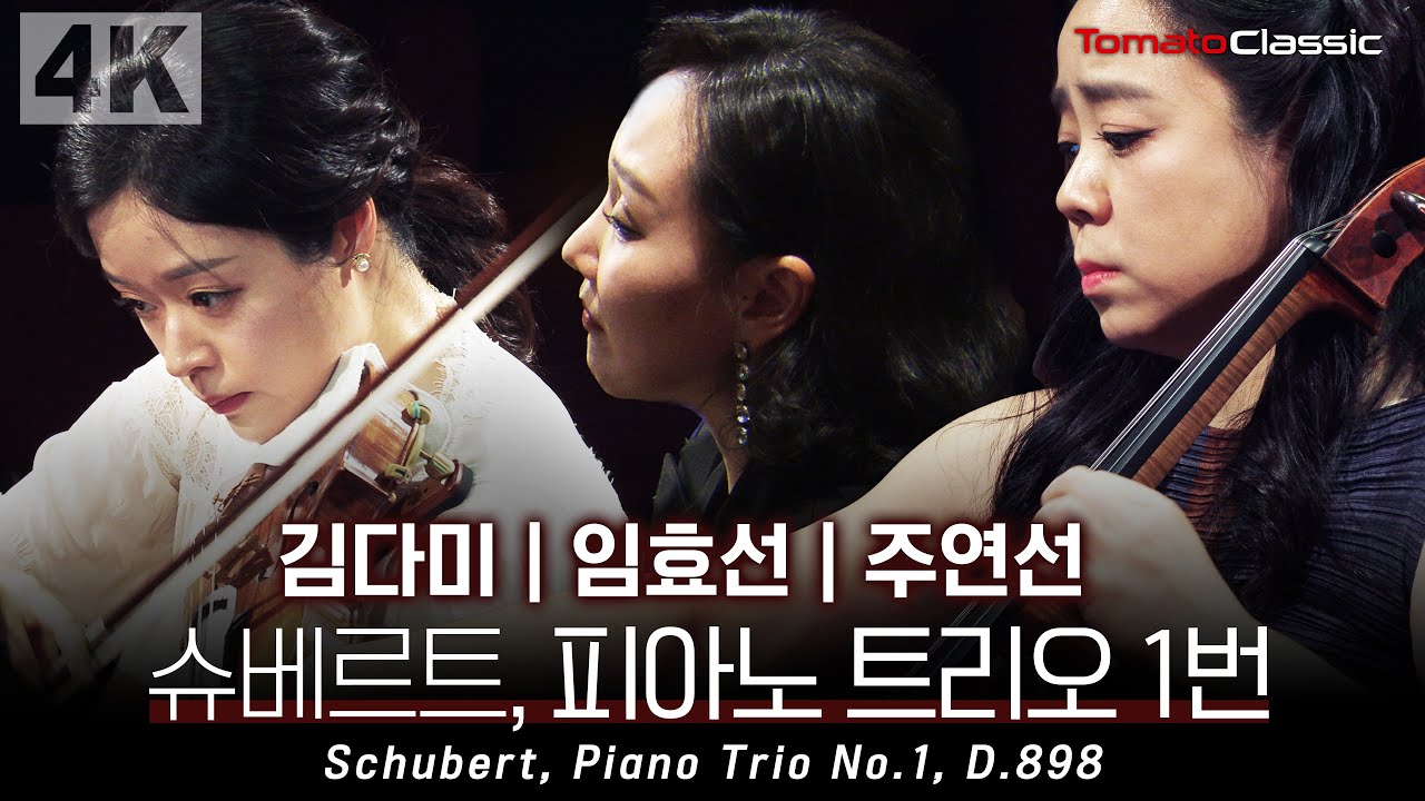 [4K] F. Schubert, Piano Trio No.1, D.898 :: Vn. 김다미, Pf. 임효선, Vc. 주연선 :: 슈베르트, 피아노 트리오 1번