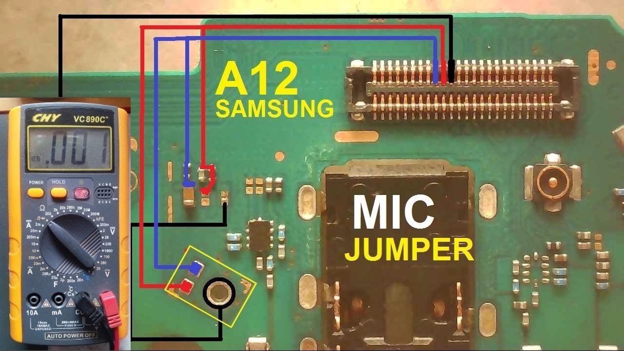 samsung a12 mic jumper solution