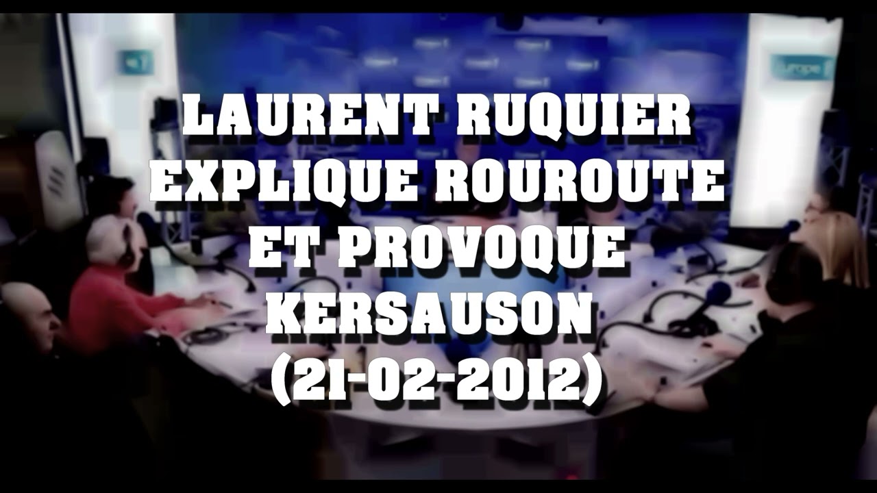 On va s'gêner - Laurent Ruquier explique rouroute et provoque Kersauson (21-02-2012)