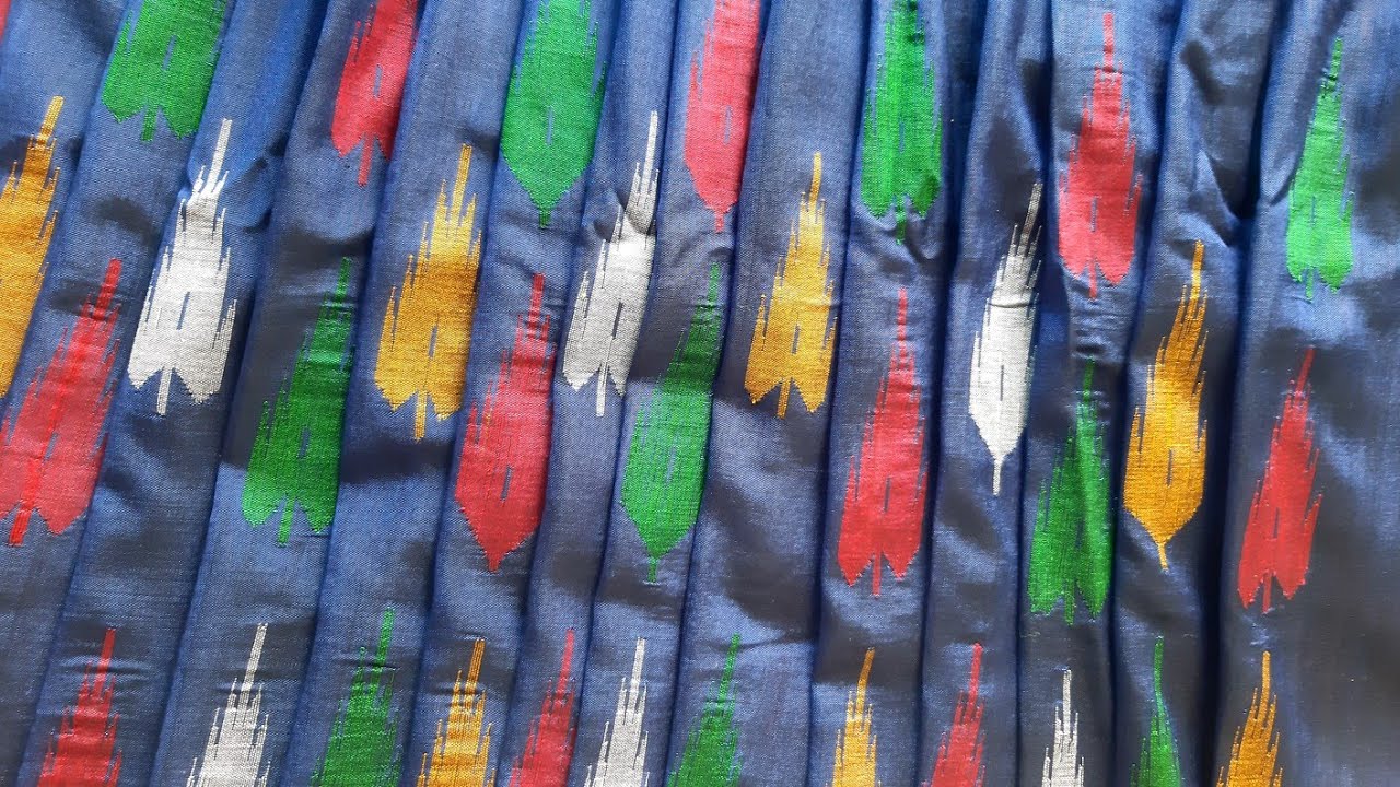 Homemade dhaka fabric leaf shape saree.#Nepali silai bunai.
