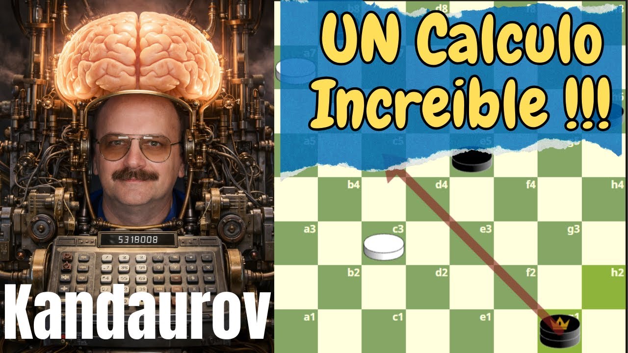 Primer Campeón Mundial de Damas - Alexander Kandarov la Máquina de Calcular