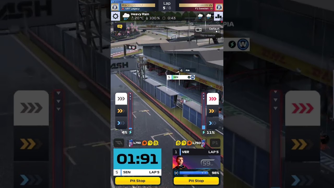 F1 Clash.. Race 5... Legendary Australia event... Opening Round Silverstone (wet)