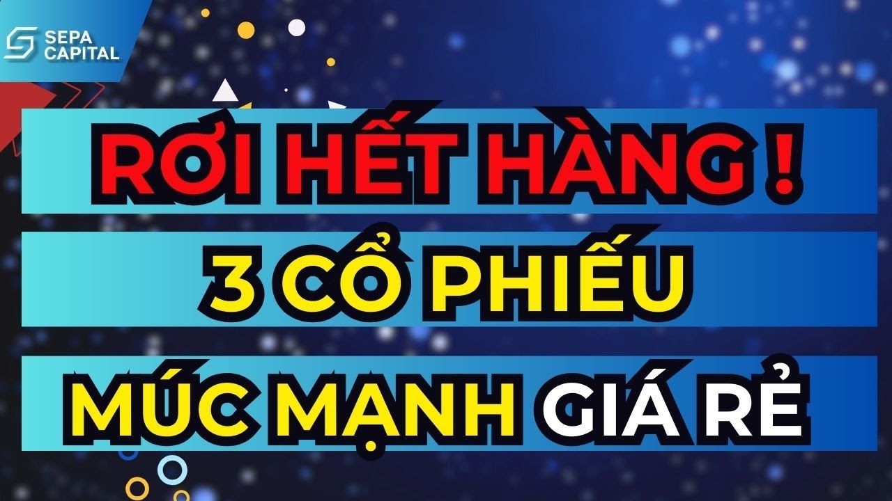 🔴Thị Trường Rơi Hết Hàng – 3 Cổ Phiếu Giá Rẻ Đáng Múc Nhất | Nhận Định Thị Trường 3/2 | Sepa Capital