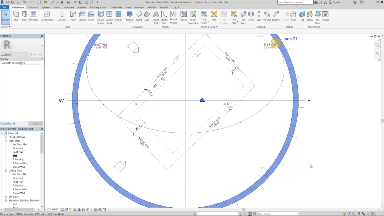 Preliminary Floor Plan Layout   Part 1   Site and File Setup