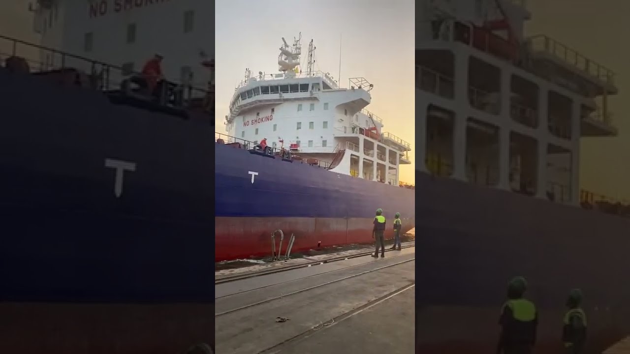 First crude vessel berth in #liberia over 20 years