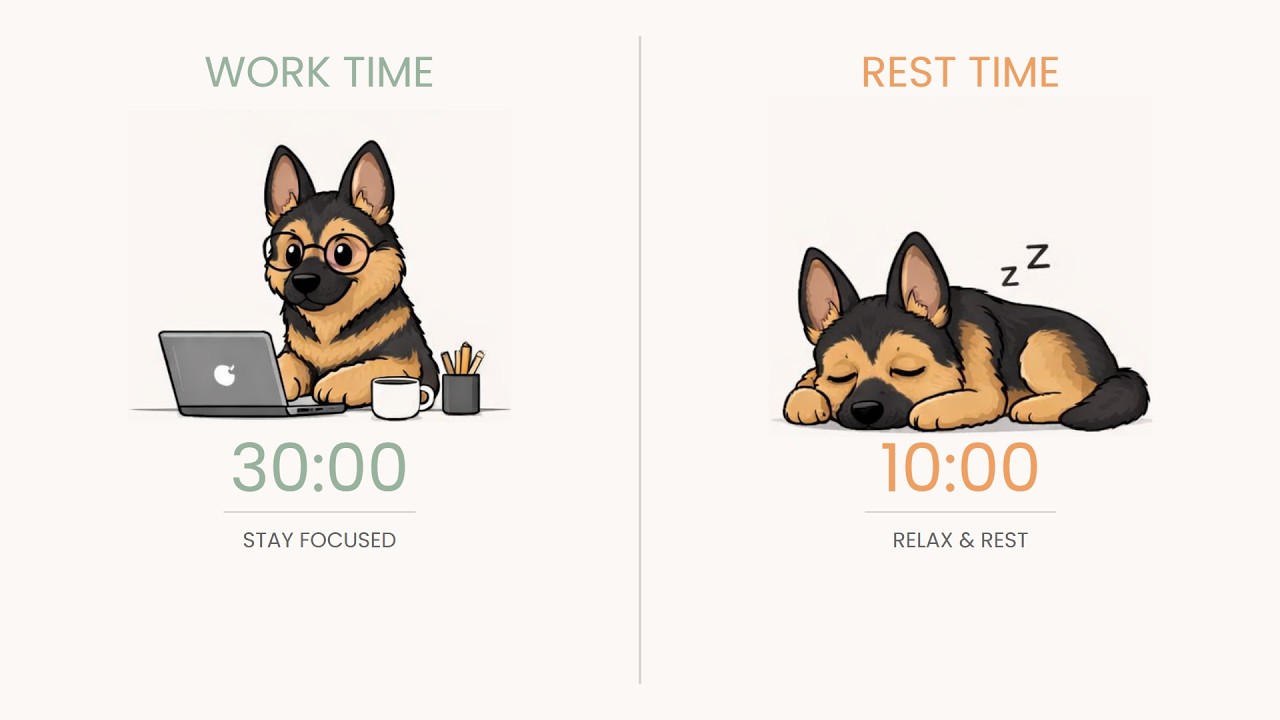 4-Hour Study With Me 📚 | 30/10 Pomodoro for Homework & Exam Prep | Lofi Focus Music