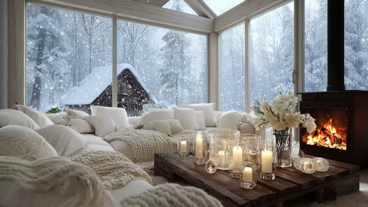 🕯️🎹 Warm White Lounge Piano with Cozy Candlelight Ambience for 3 Hours of Deep Focus and Calm Relax