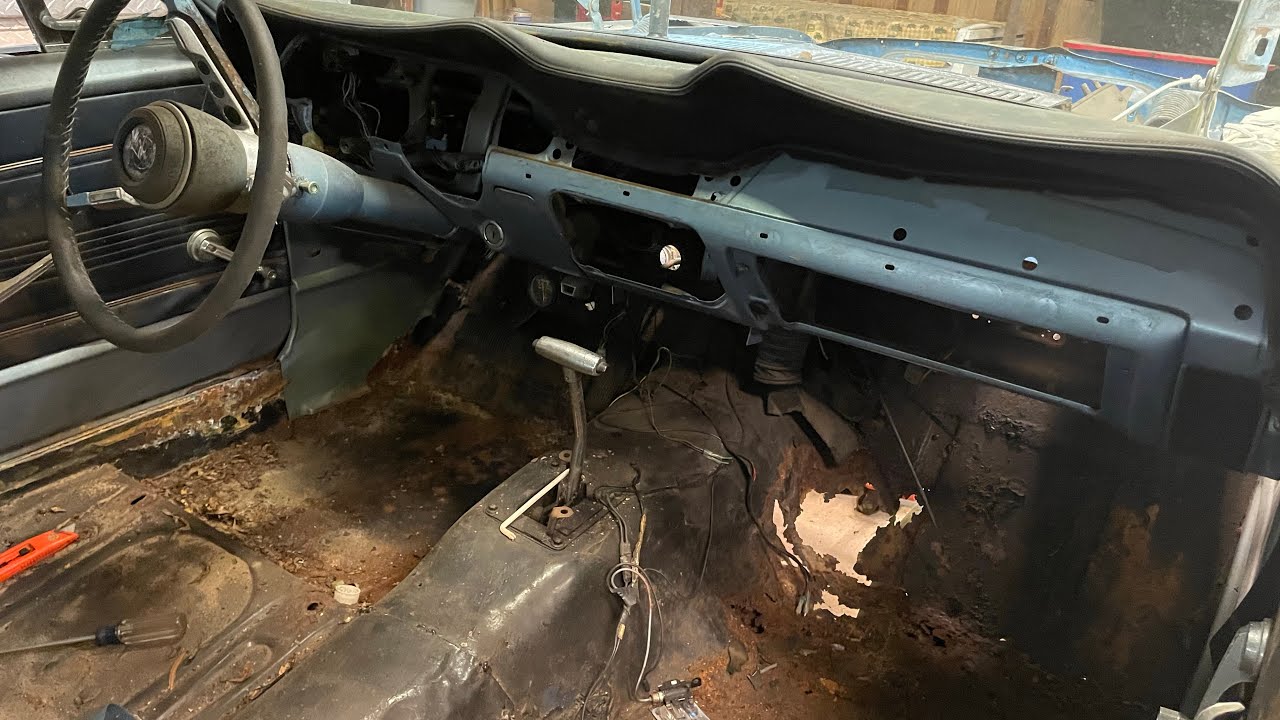Ole Blue Gets a Floor Pan Part 2 - Torque Box and Toe Board