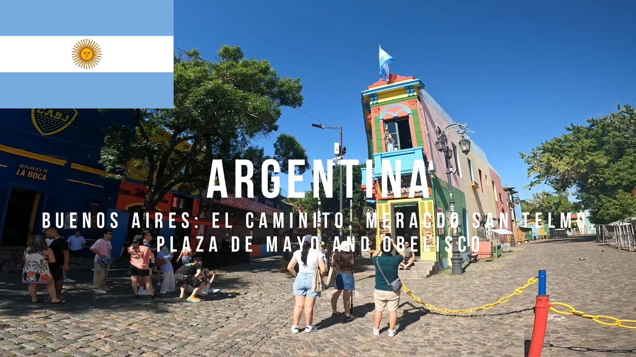 🇦🇷 Argentina Ep. 1 (Buenos Aires): Meeting MESSI in El Caminito?! Empanadas in the BIGGEST Market!!