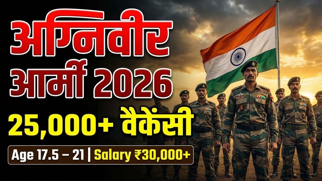 Indian Army 🪖 Agniveer vacancy 2026🔥