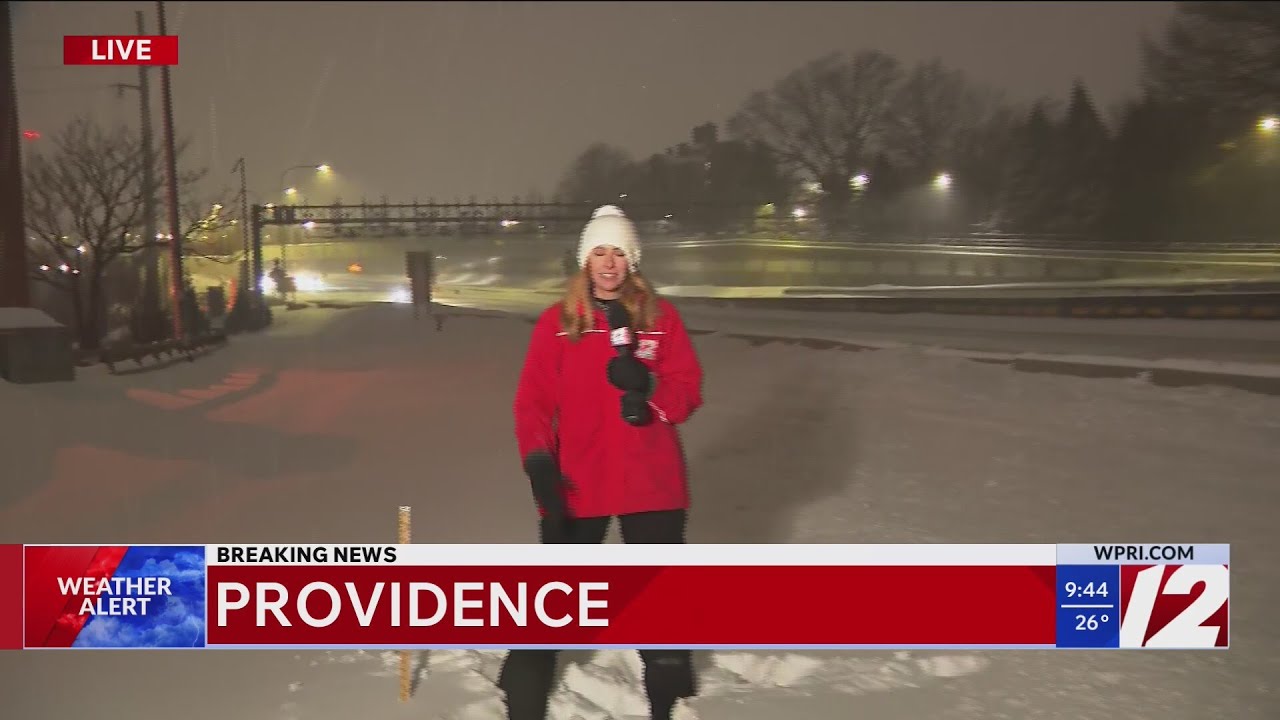 Sunday 9:30 pm: Providence sees over foot of snow