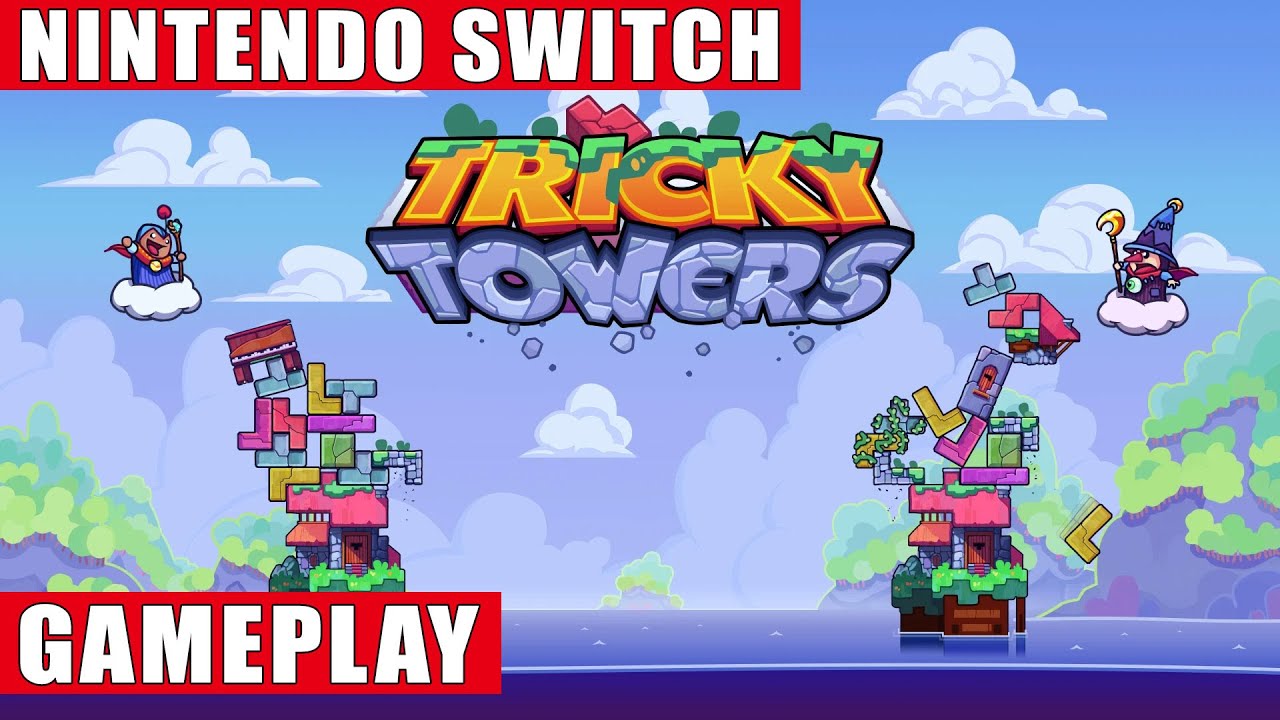 Tricky Towers Nintendo Switch Gameplay