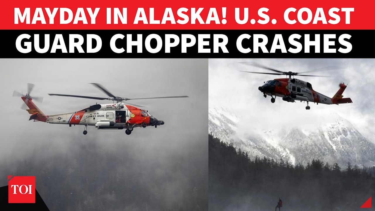 BREAKING: US Coast Guard Helicopter Crashes In Alaska; Frantic Search And Rescue Operation Underway