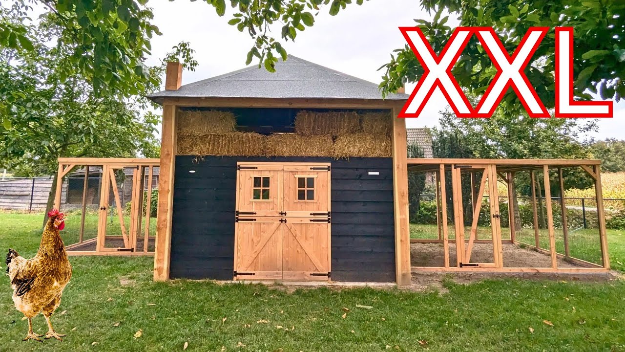 Tour XXL Hooiberg: Het ULTIEME Kippenhok en Konijnenhok bij kinderdagverblijf! 🏡🐔🐰