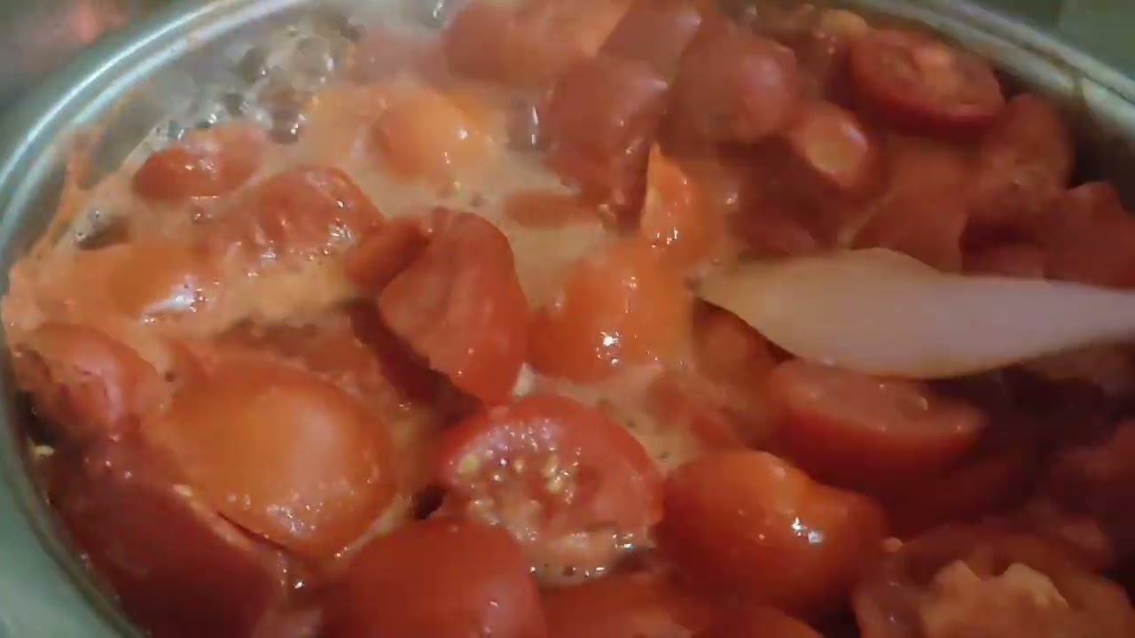 طريقتي في تخزين صلصة الطماطم من السن للسنة🍅